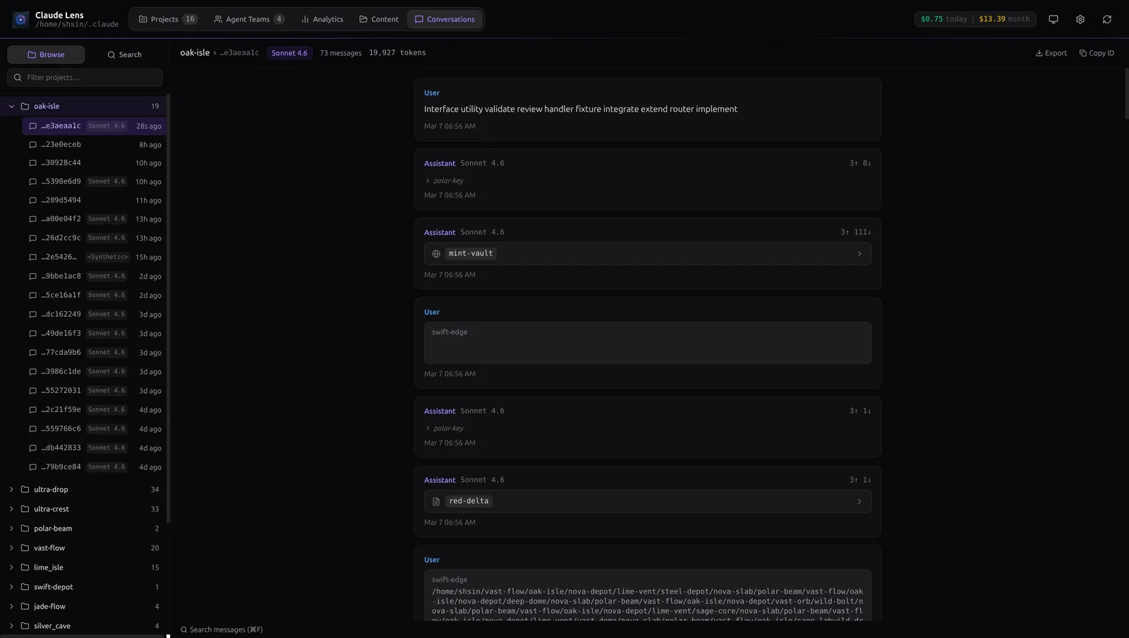 Conversation Browser
