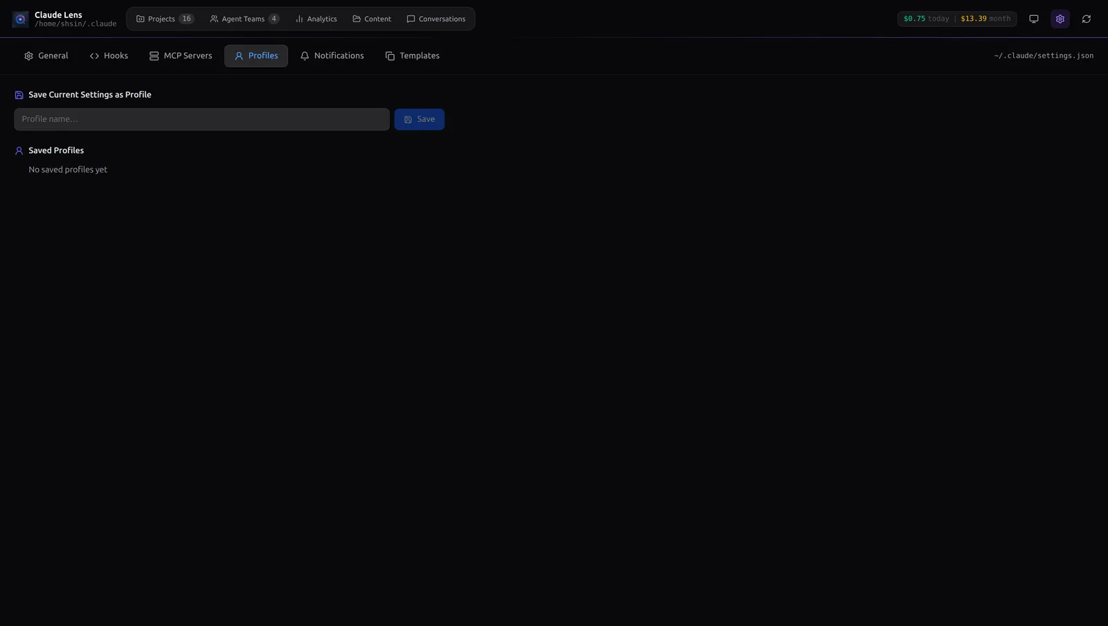 Profiles & Templates