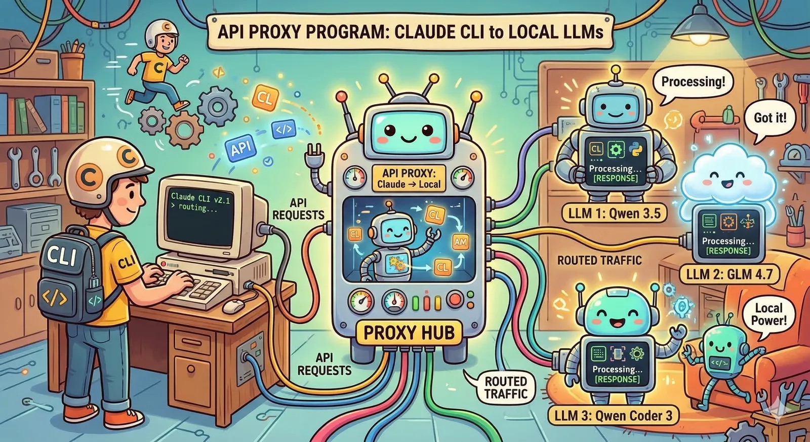 7 Agents, 38 Tasks, $0: Running Claude Code Agent Teams on Local GPUs